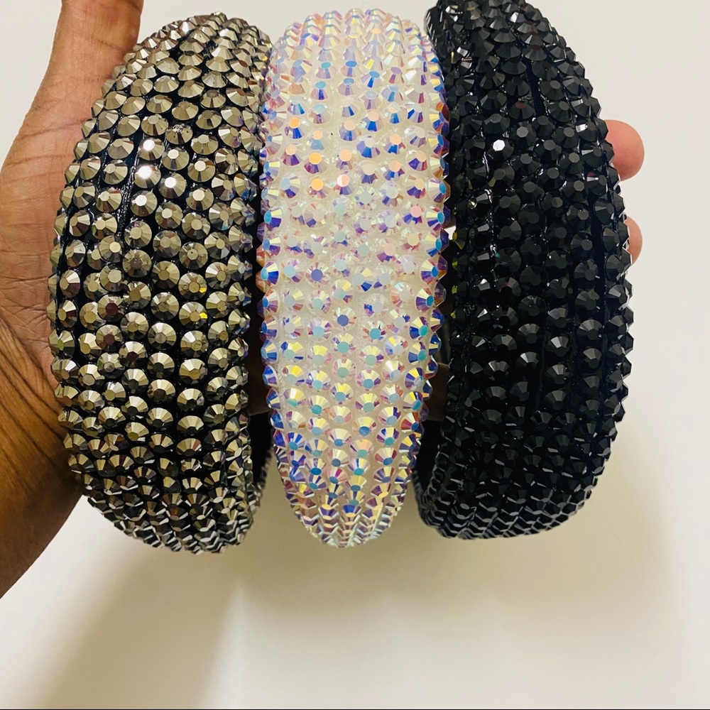 Beaded Blinged Out  wig Headbands